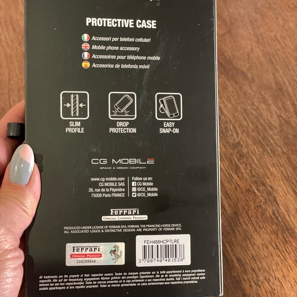 Ferrari iPhone 8plus case. Brand new - Picture 5 of 5